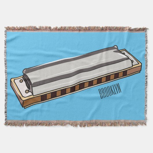 Harmonica Cartoon Illustration Decke (Vorderseite)