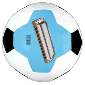 Harmonica Cartoon Illustration Fußball (Gedreht)