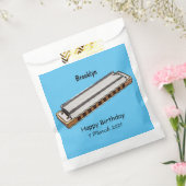 Harmonica Cartoon Illustration Geschenktütchen (Versiegelt)