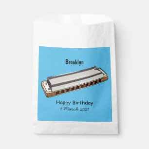 Harmonica Cartoon Illustration Geschenktütchen