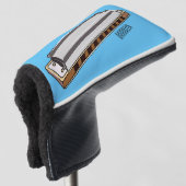 Harmonica Cartoon Illustration Golf Headcover (3/4 Vorderseite)