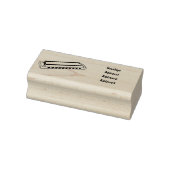 Harmonica Cartoon Illustration Gummistempel (Stempel)