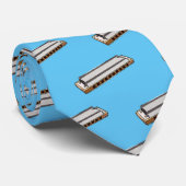 Harmonica Cartoon Illustration Krawatte (Gerollt)