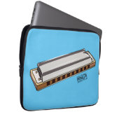 Harmonica Cartoon Illustration Laptopschutzhülle (Vorne Rechts)