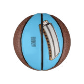 Harmonica Cartoon Illustration Mini Basketball (Vertikal)