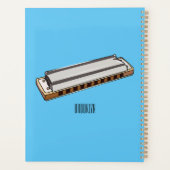 Harmonica Cartoon Illustration Planer (Rückseite)