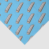 Harmonica Cartoon Illustration Seidenpapier (Ausschnitt)