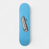 Harmonica Cartoon Illustration Skateboard (Vorne)