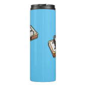 Harmonica Cartoon Illustration Thermosbecher (Rückseite)