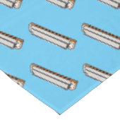 Harmonica Cartoon Illustration Tischdecke (Schrägansicht)