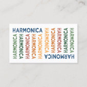 Harmonica Colorful Visitenkarte (Vorderseite)