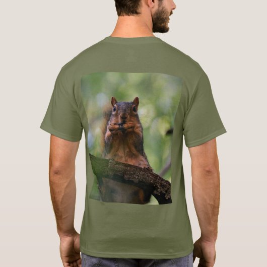 Harmonica Eichhörnchen T-Shirt (Rückseite)