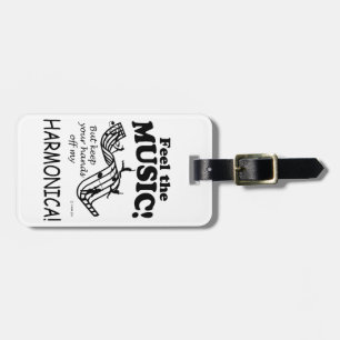Harmonica Feel Musik Gepäckanhänger