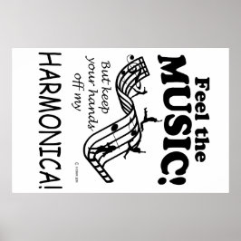 Harmonica Feel Musik Poster
