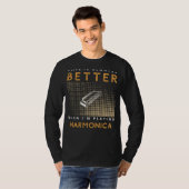 Harmonica Harmonica: Leben Blues Brighured with Ev T-Shirt (Vorne ganz)
