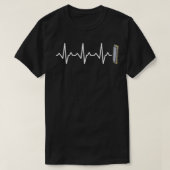 Harmonica Heartbeat T-Shirt (Design vorne)