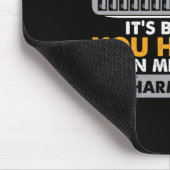 Harmonica Instrument Blues Acoustic Music Gift Mousepad (Ecke)