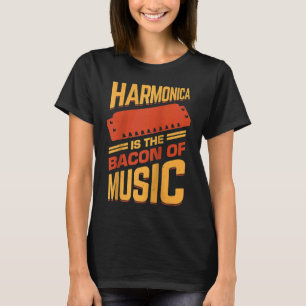 Harmonica ist das Becken der Musik Raglan T-Shirt