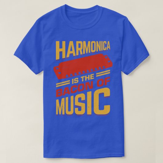 Harmonica ist das Becken der Musik T-Shirt (Design vorne)