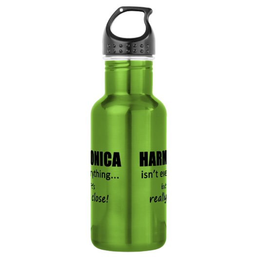 Harmonica ist nicht alles edelstahlflasche (Vorderseite)