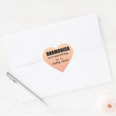 Harmonica ist nicht alles Herz Sticker (Umschlag)