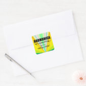 Harmonica ist nicht alles Square Sticker (Umschlag)
