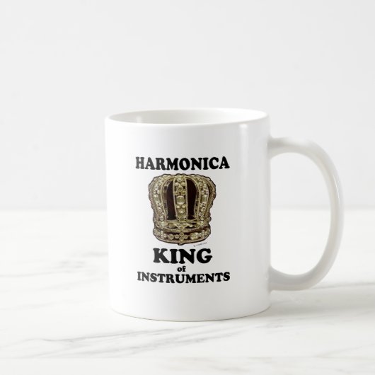 Harmonica King of Instruments Kaffeetasse (Rechts)
