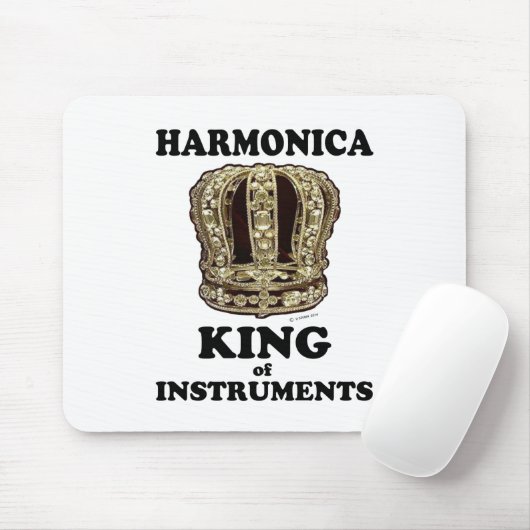Harmonica King of Instruments Mousepad (Mit Mouse)
