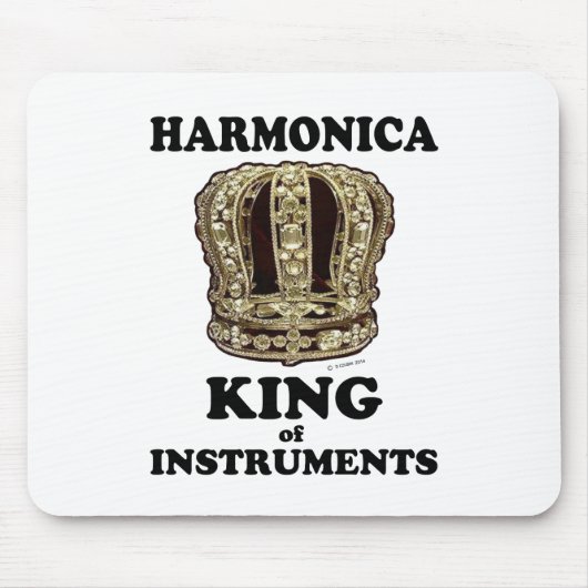 Harmonica King of Instruments Mousepad (Vorne)