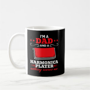 Harmonica Lover Mens Daddy Harmonica Musician Im A Kaffeetasse