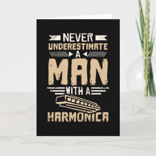 Harmonica Man Karte