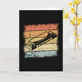 Harmonica Motif Karte (Gelbe Blume)