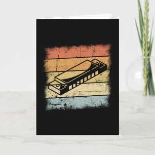 Harmonica Motif Karte
