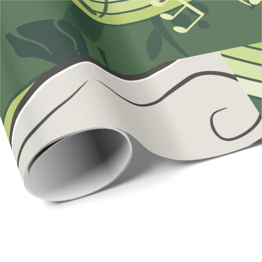 Harmonica Music Geschenkpapier (Rolleneckpunkt)