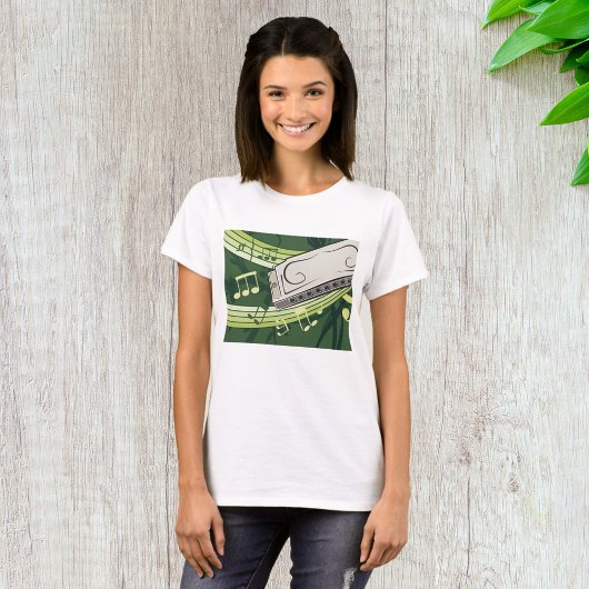 Harmonica Music T-Shirt