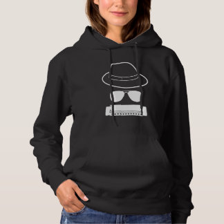 Harmonica Papphut und Sonnenbrille Hoodie