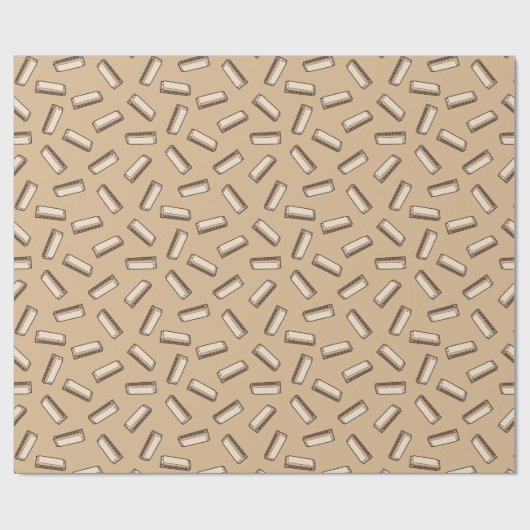 Harmonica Pattern Geschenkpapier (Flach)