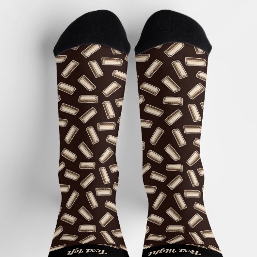 Harmonica Pattern Socken (Oben)