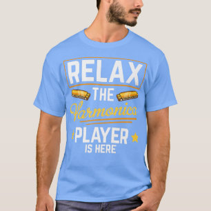 Harmonica Player Musikinstrument Mundorgelverletzu T-Shirt