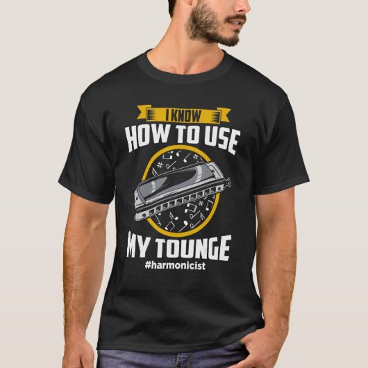 Harmonica Playing For Harmonica Player Harmonica T T-Shirt (Vorderseite)