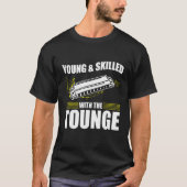 Harmonica Playing For Harmonica Player Harmonica T T-Shirt (Vorderseite)