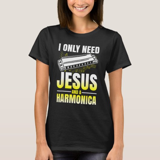 Harmonica Playing For Harmonica Player Harmonica T T-Shirt (Vorderseite)