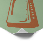 Harmonica Pop Art Poster (Ecke)