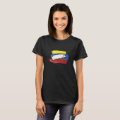 Harmonica Retro Vintages Instrument T-Shirt (Vorne ganz)