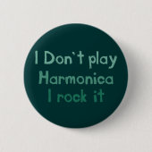 Harmonica Rock It Button (Vorderseite)