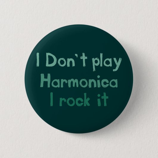 Harmonica Rock It Button (Vorderseite)