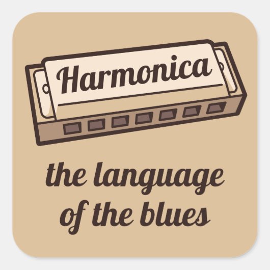 Harmonica Sticker (Vorderseite)