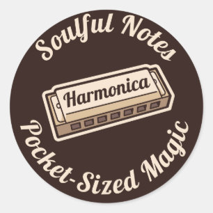Harmonica Sticker