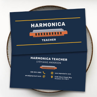 Harmonica Teacher Visitenkarte