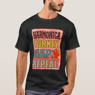 Harmonica Türkei Nickerchen Wiederholung Erntedank T-Shirt